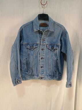 90s Levi's Denim Jacket Mens Medium Type III Trucker Made in USA 70507-0214